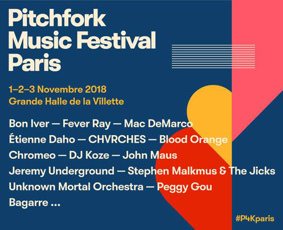 Etienne Daho - Tournée 2018 Blitz Tour - Pitchfork Festival Paris