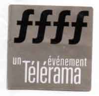 Stick "Télérama ffff" 30 mm x 30 mm