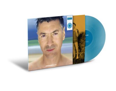 Album vinyle bleu vue 3D