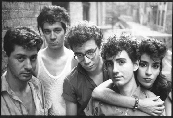 Etienne avec Jean-Eric Perrin, Fabrice Nataf et Les Comateens, New York, 1984