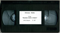 Cassette VHS recto