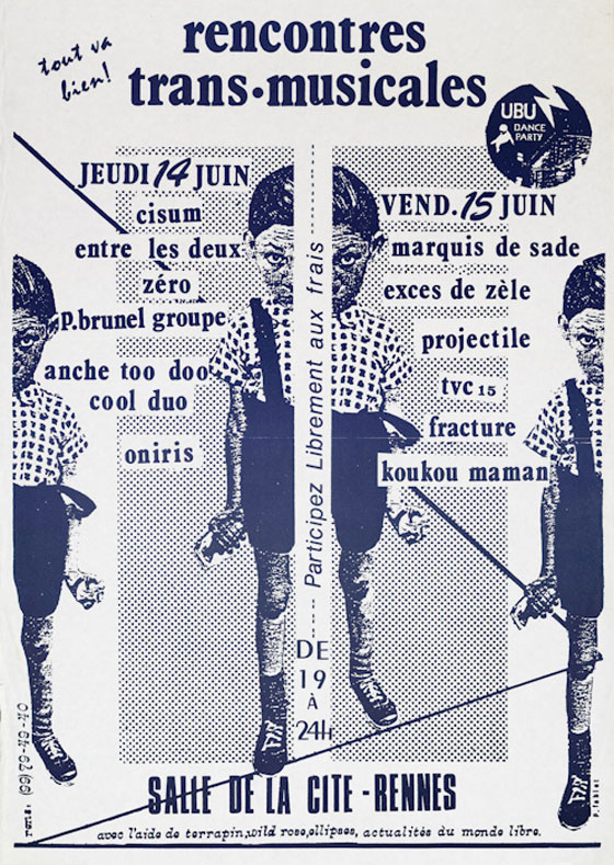 Affiche Transmusicales Rennes 1979 - Etienne Daho
