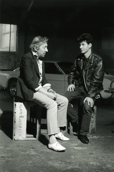 8. Lors du tournage de l'interview de Serge Gainsbourg en 1986
