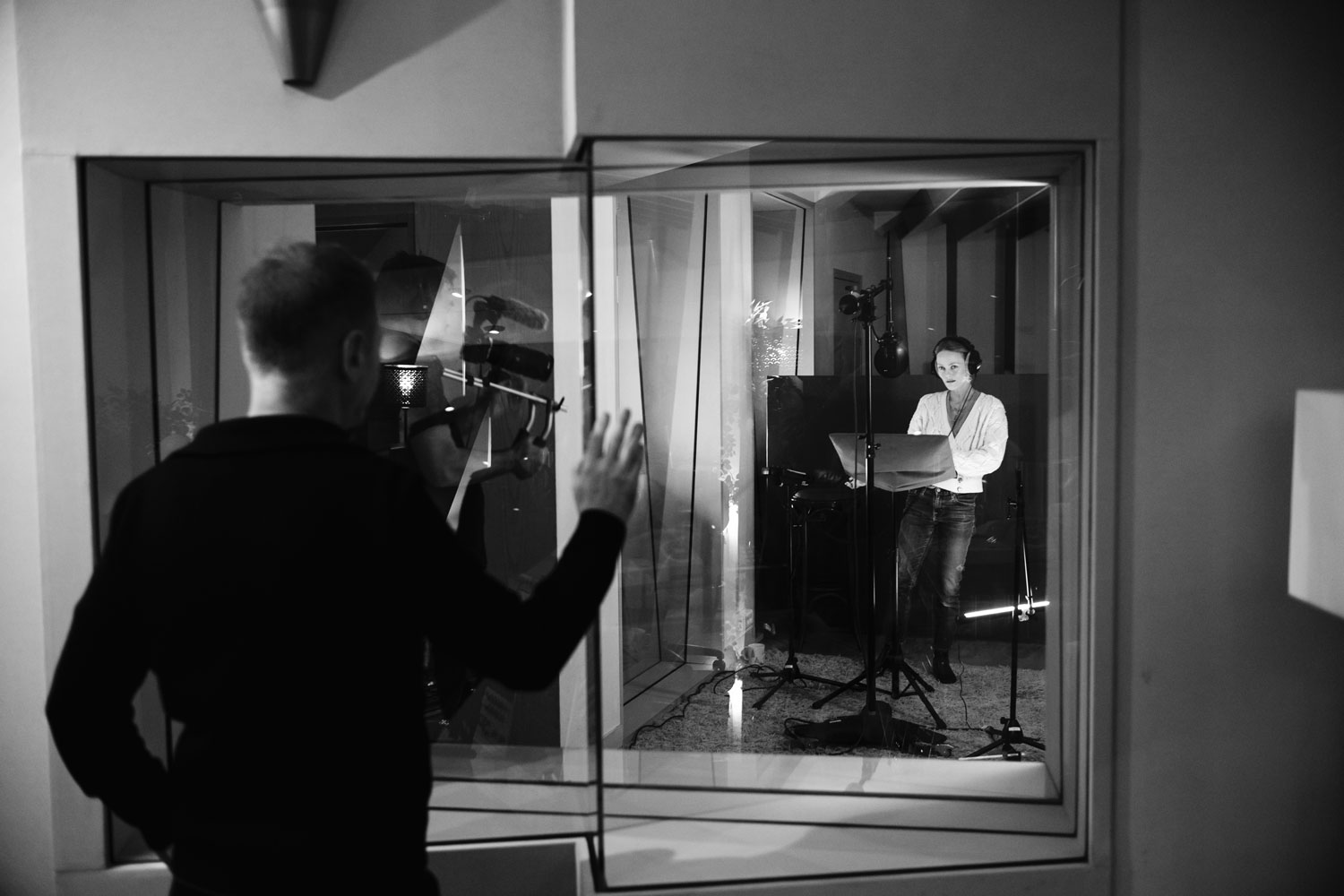 2022 , en studio avec Vanessa ParadisPhotographie de Mathieu Zazzo